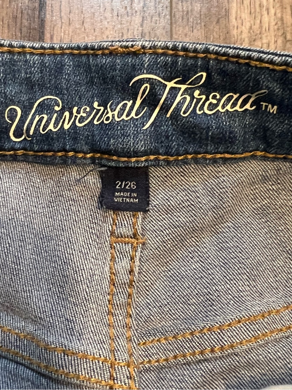 Universal Thread High Rise Midi Jean Shorts - Picture 2 of 4